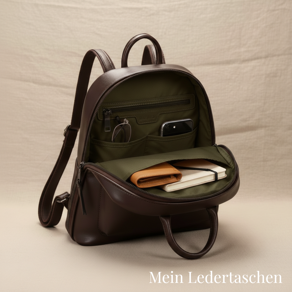 Alex Doppel-Reißverschluss Rucksack